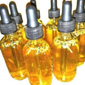 Hand Crafted All natural organic herbal hair and body oil